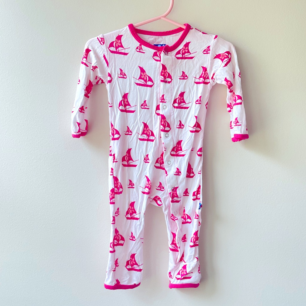 Kickee Pants Sail Boat Romper
